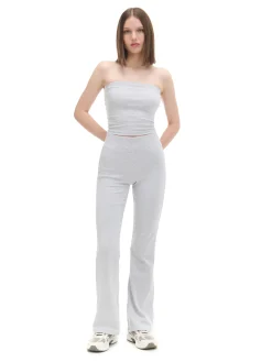 Discount Jasnoszary top typu tuba Koszulki, Topy