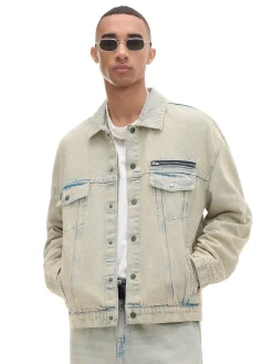 Discount Jeansowa kurtka katanka oversize Denim|Sety