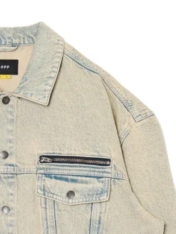 Discount Jeansowa kurtka katanka oversize Denim|Sety