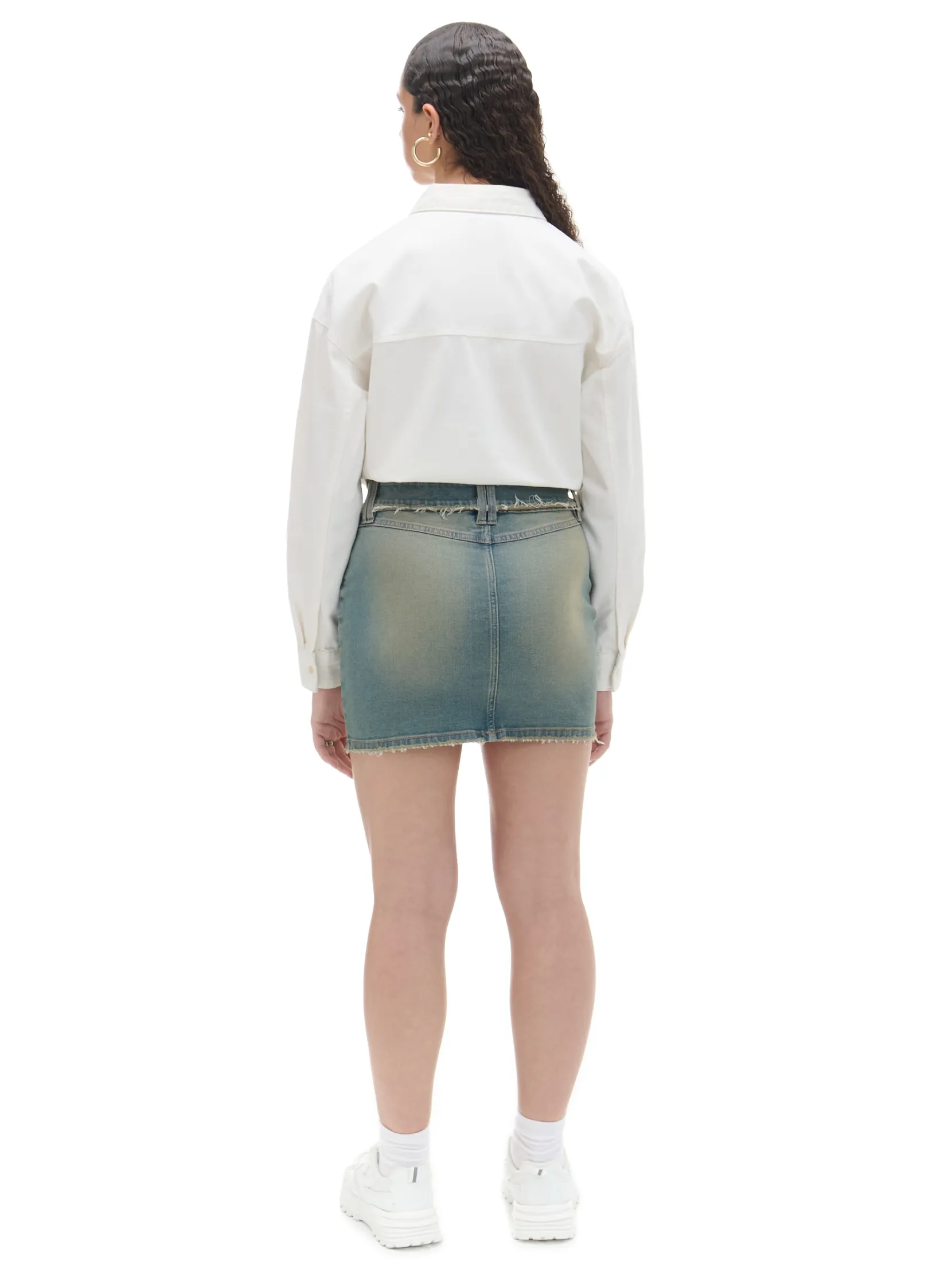 Sale Jeansowa spódnica mini Spódnice