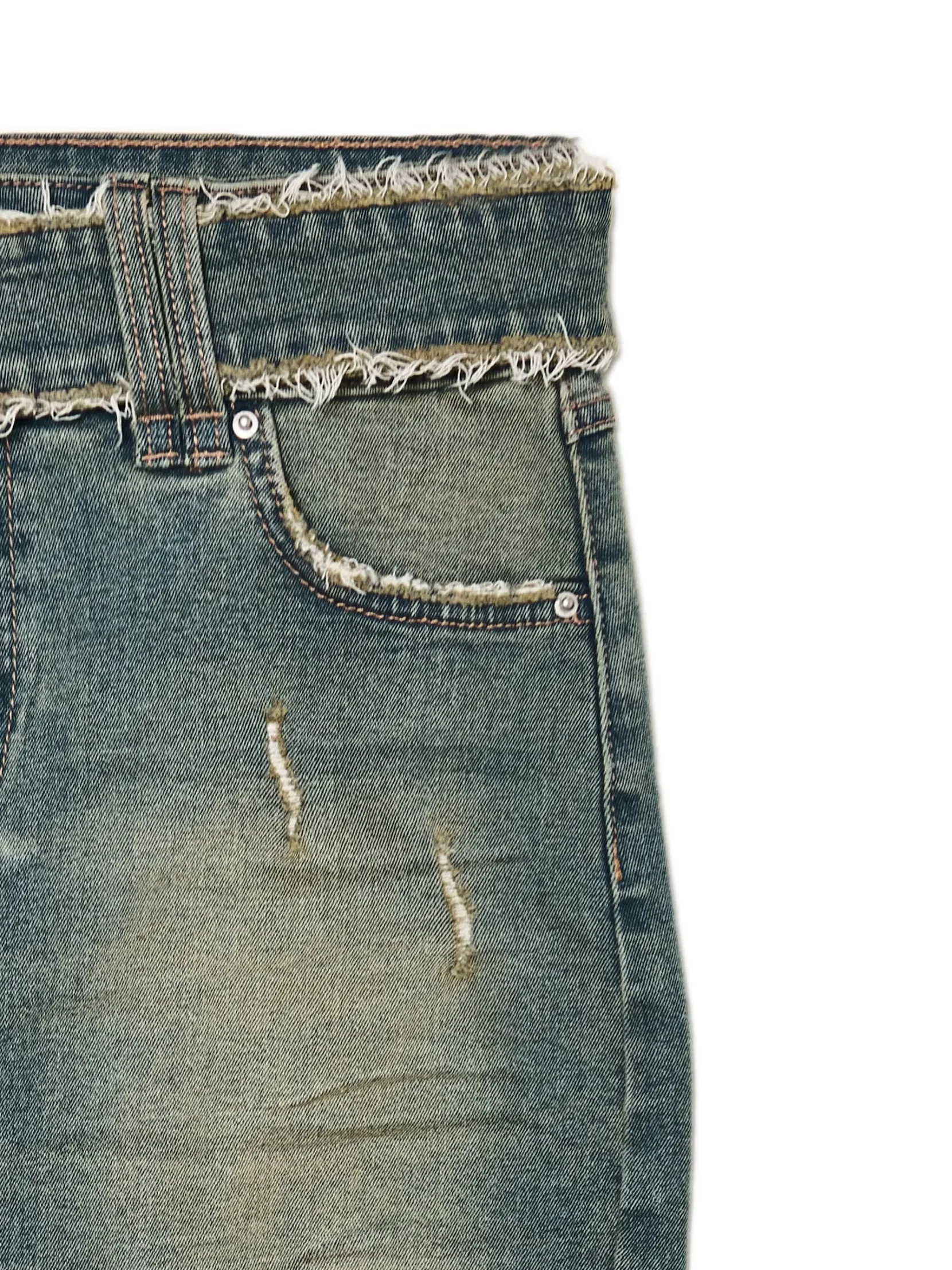 Sale Jeansowa spódnica mini Spódnice