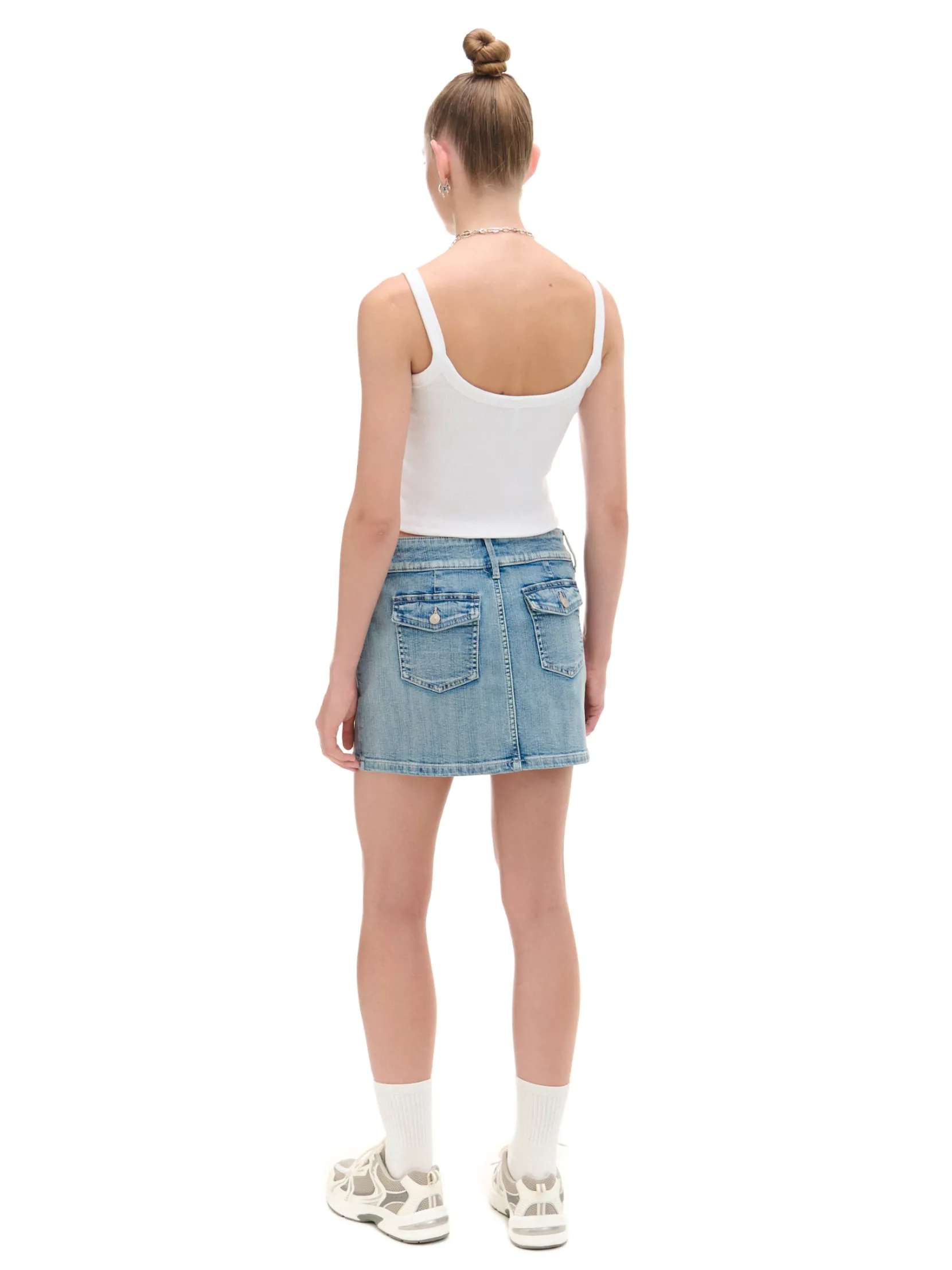 Hot Jeansowa spódnica mini Spódnice