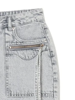 Clearance Jeansowa spódnica mini Spódnice