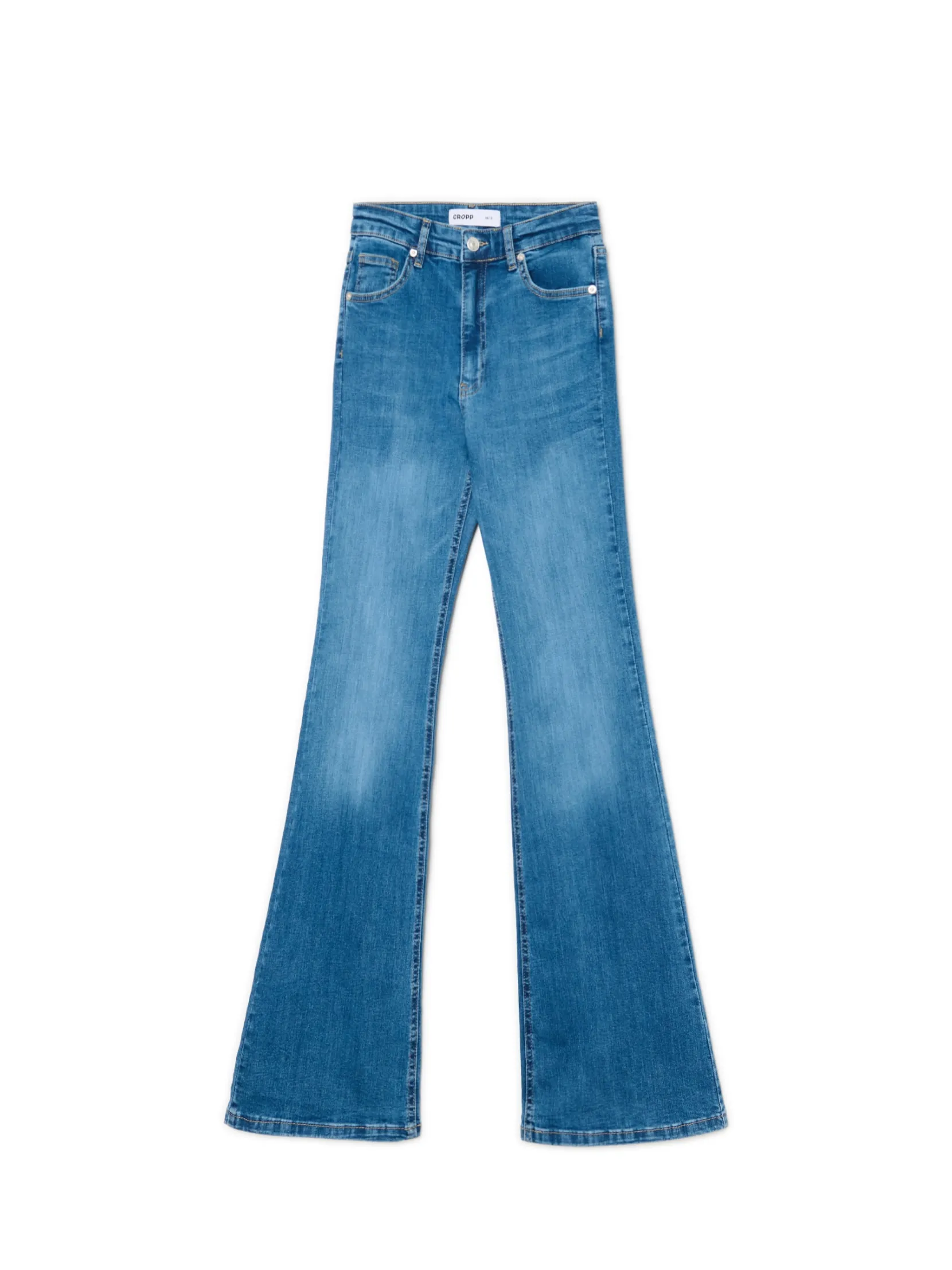 New Jeansowe spodnie slim flare Jeansy
