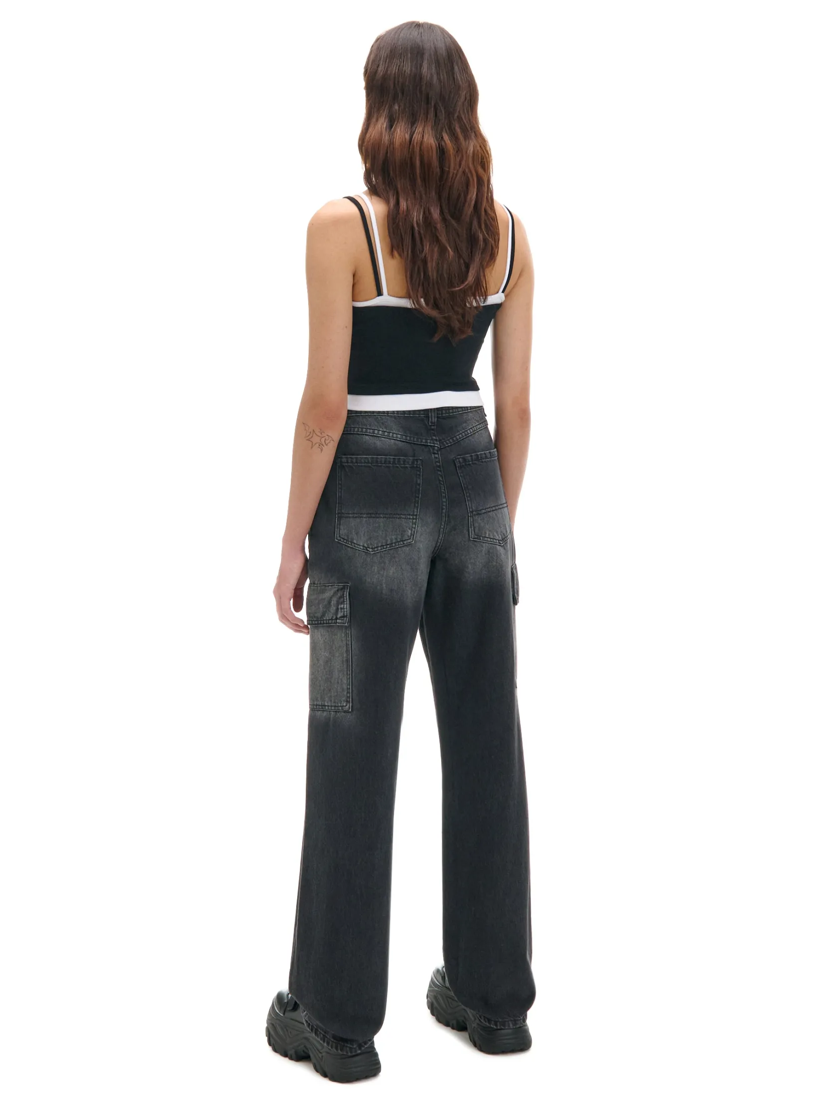 Outlet Jeansy baggy TALL z efektem sprania Jeansy