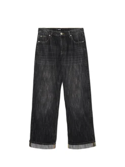 Fashion Jeansy baggy w stylu vintage Jeansy