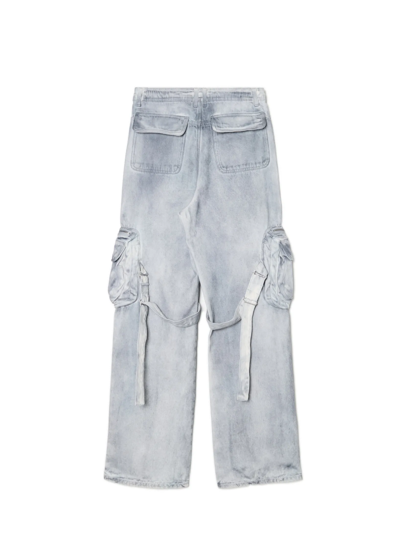Discount Jeansy baggy z efektem sprania Jeansy