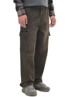 Hot Jeansy baggy z kieszeniami cargo Jeansy|Baggy
