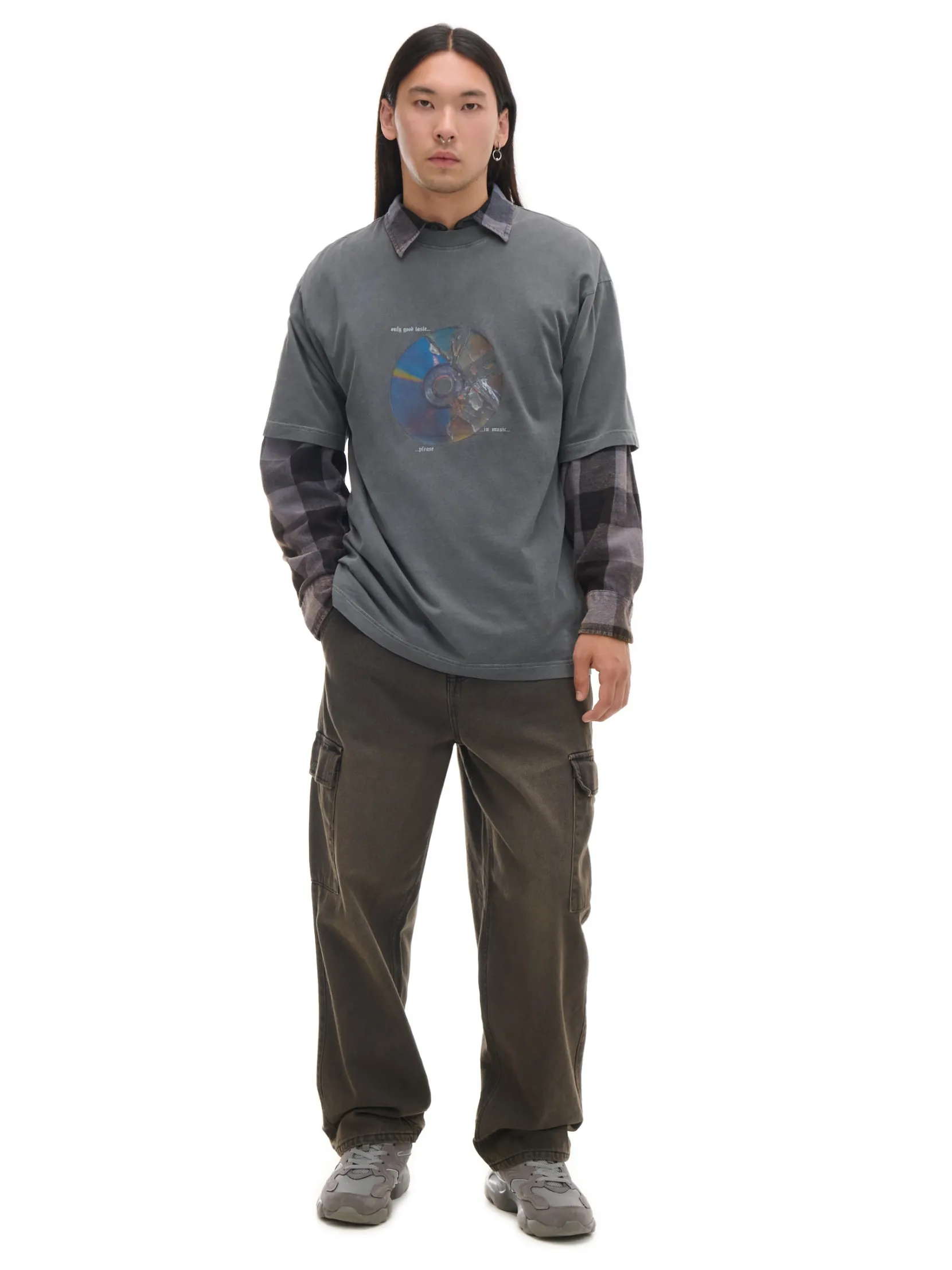 Hot Jeansy baggy z kieszeniami cargo Jeansy|Baggy