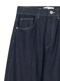 Fashion Jeansy baggy z podwiniętymi nogawkami Jeansy