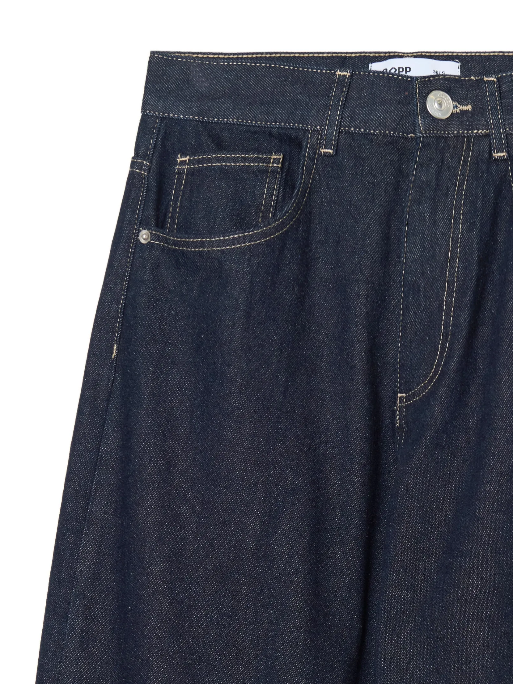 Fashion Jeansy baggy z podwiniętymi nogawkami Jeansy