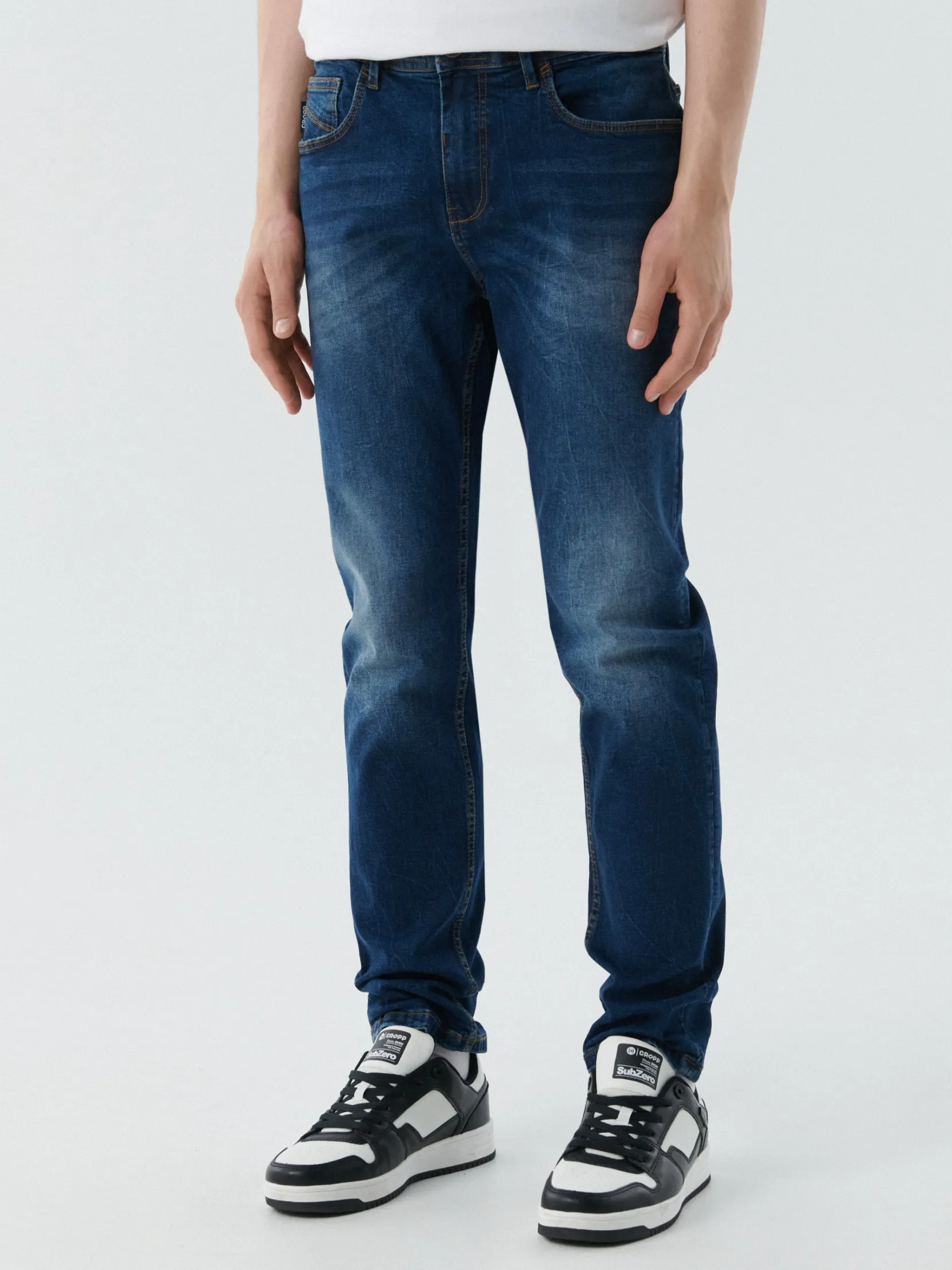 Online Jeansy męskie slim fit Jeansy