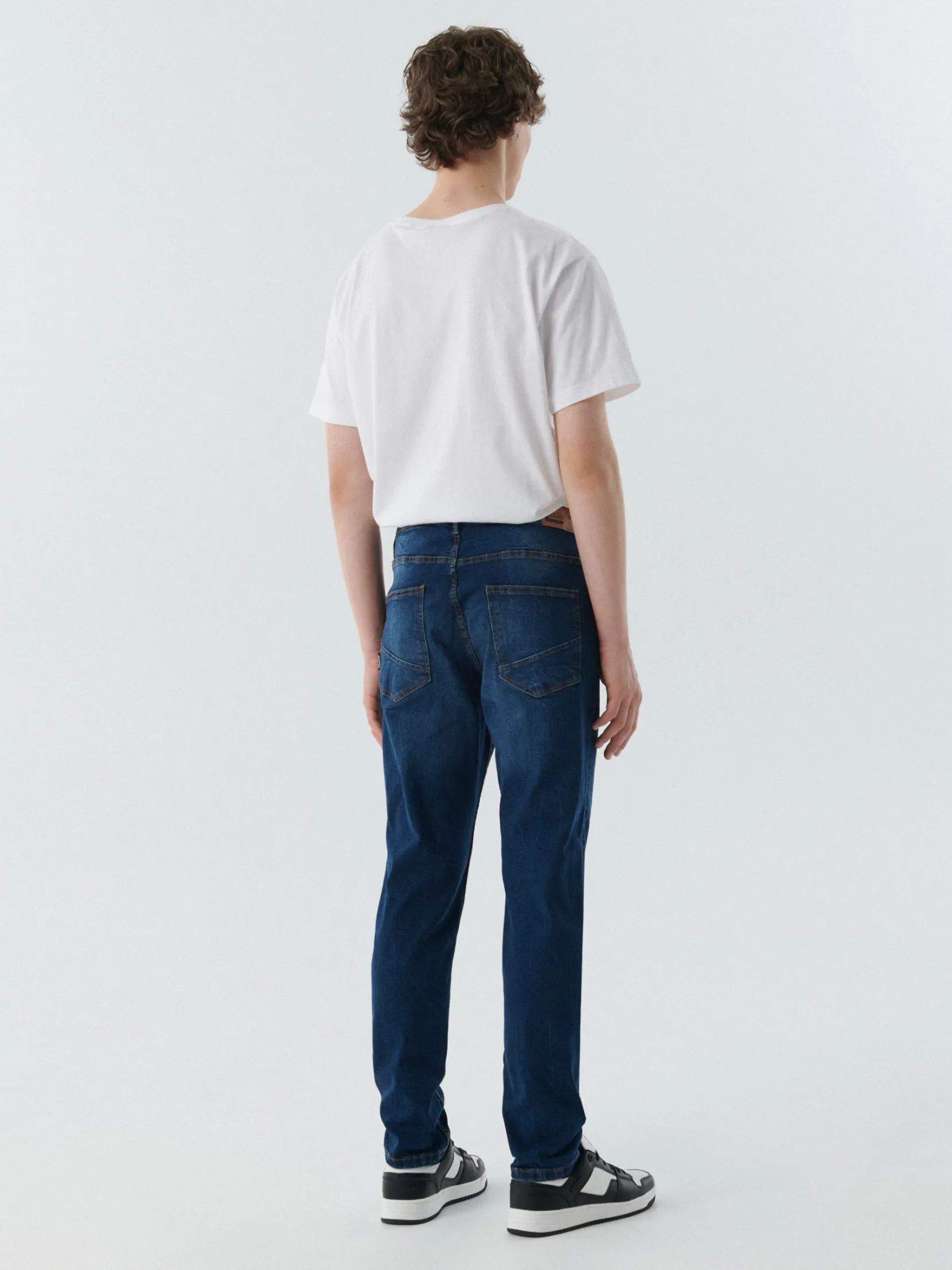 Online Jeansy męskie slim fit Jeansy