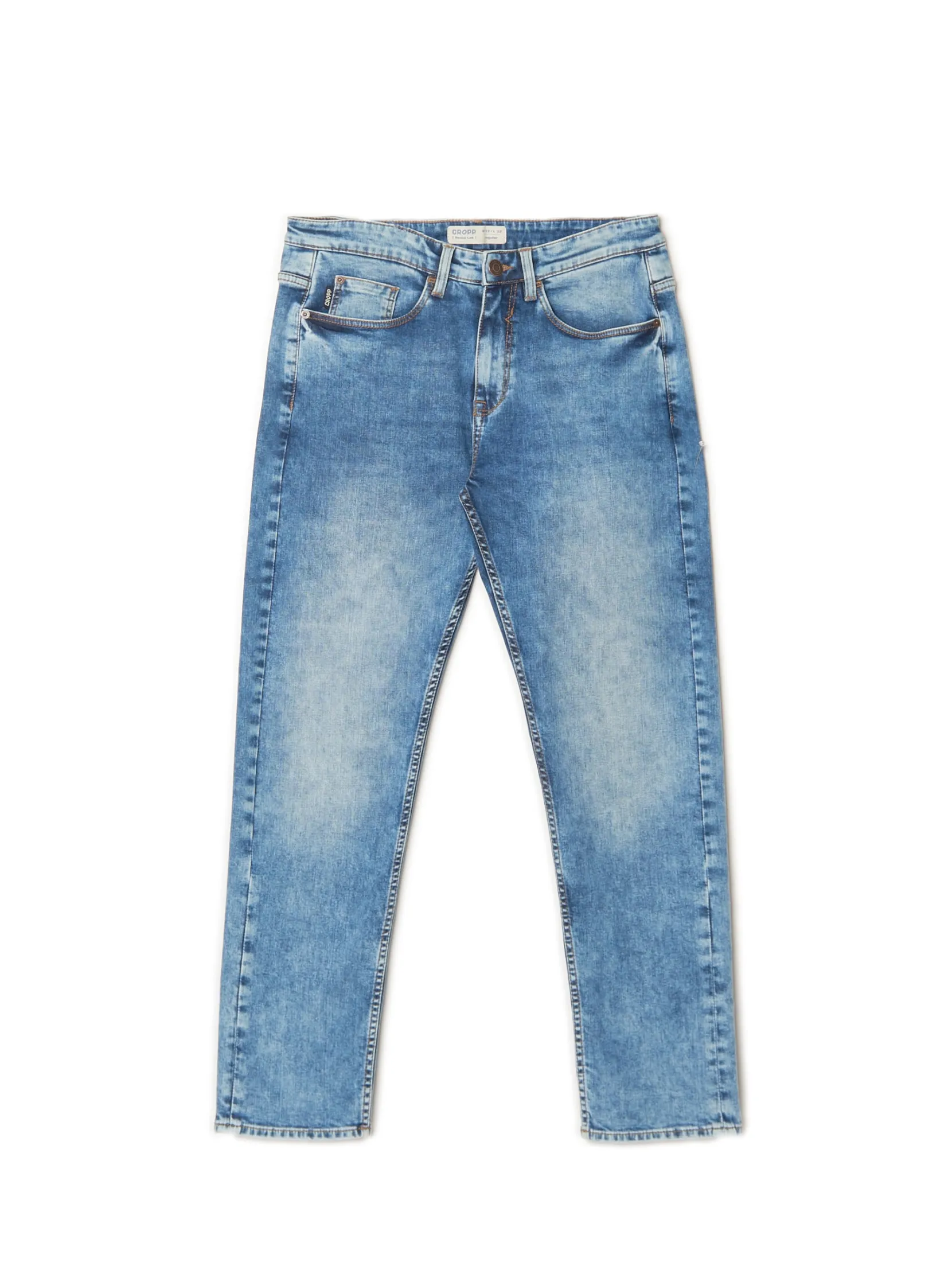 Sale Jeansy regular z efektem sprania Jeansy