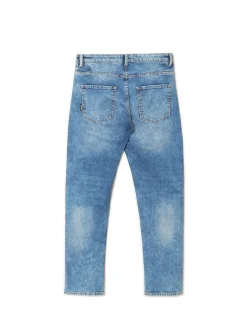 Sale Jeansy regular z efektem sprania Jeansy