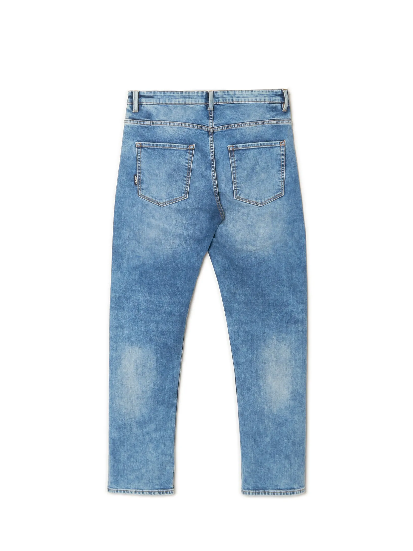 Sale Jeansy regular z efektem sprania Jeansy
