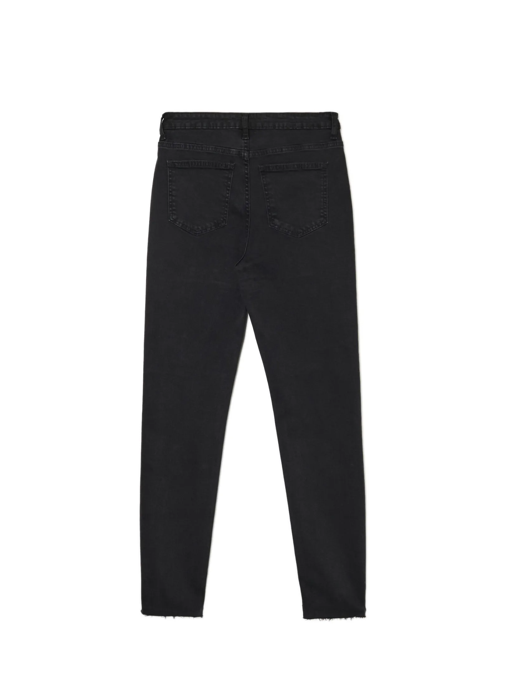 Clearance Jeansy skinny z surowym wykończeniem Jeansy