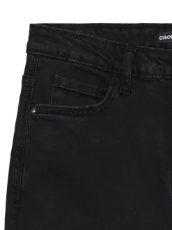 Clearance Jeansy skinny z surowym wykończeniem Jeansy