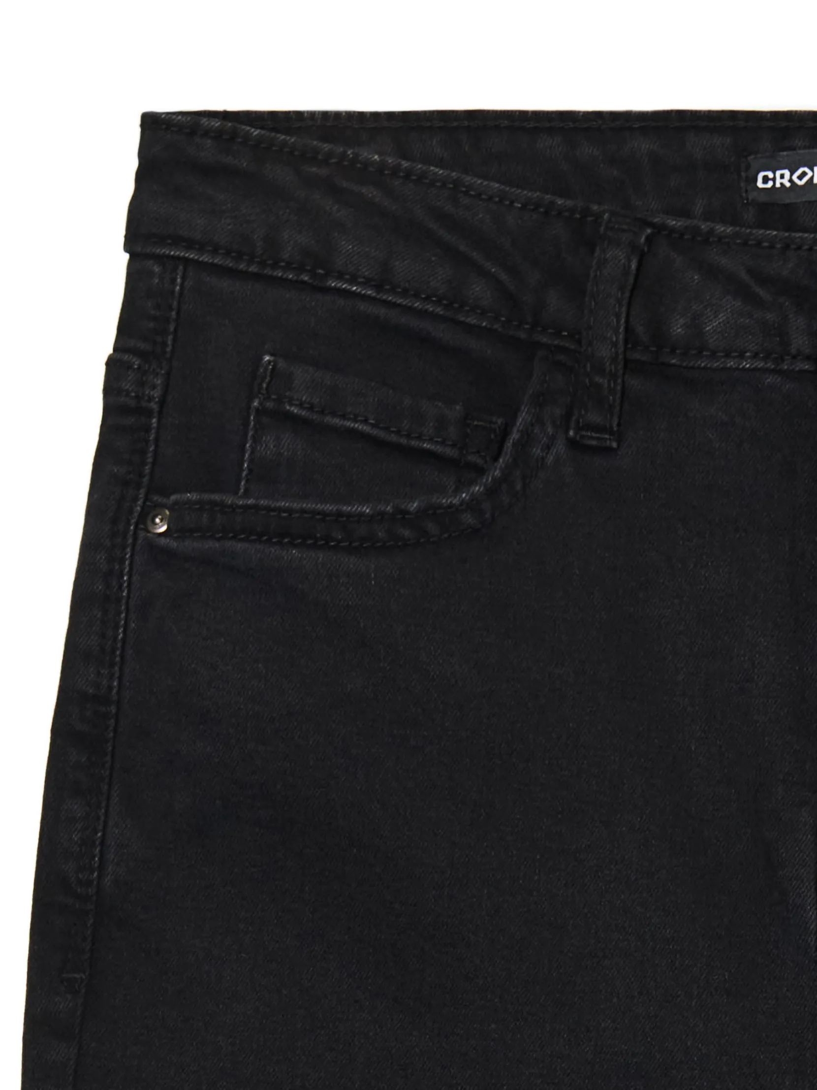 Clearance Jeansy skinny z surowym wykończeniem Jeansy