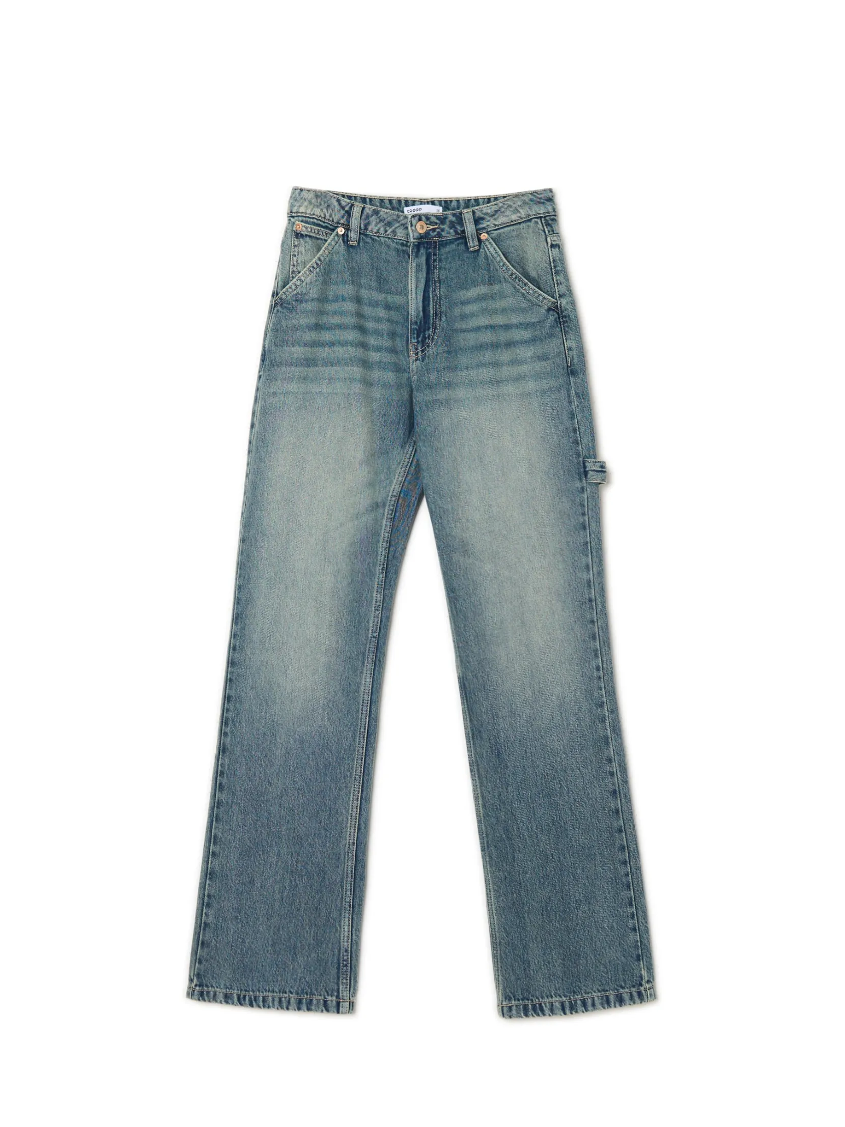 New Jeansy straight w stylu retro Jeansy