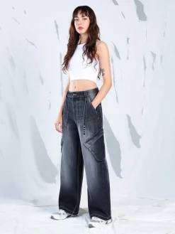 Sale Jeansy super baggy Jeansy