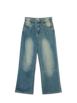 Online Jeansy wide leg PETITE Jeansy