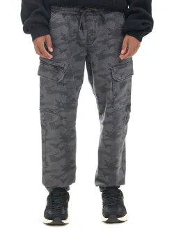 Fashion Joggery cargo z nadrukiem moro Spodnie