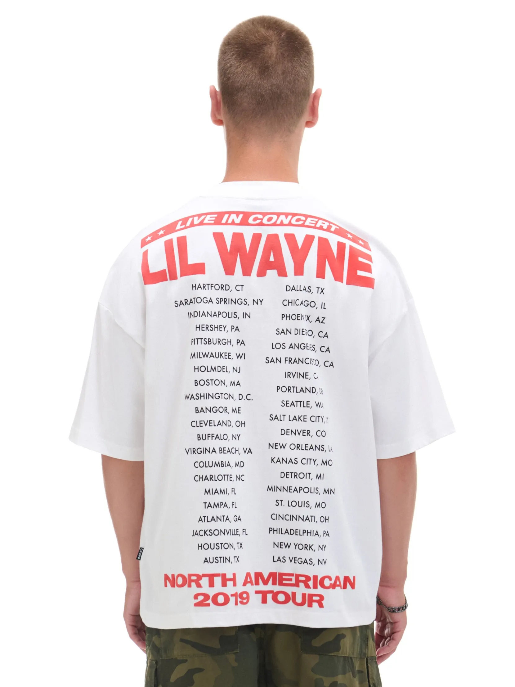 Sale Koszulka Lil Wayne z trasą koncertową Koszulki