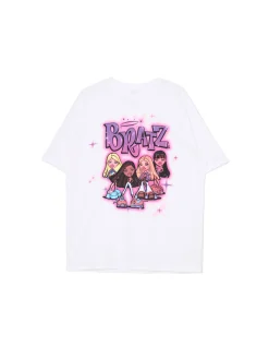 Sale Koszulka oversize z nadrukiem Bratz Koszulki, Topy