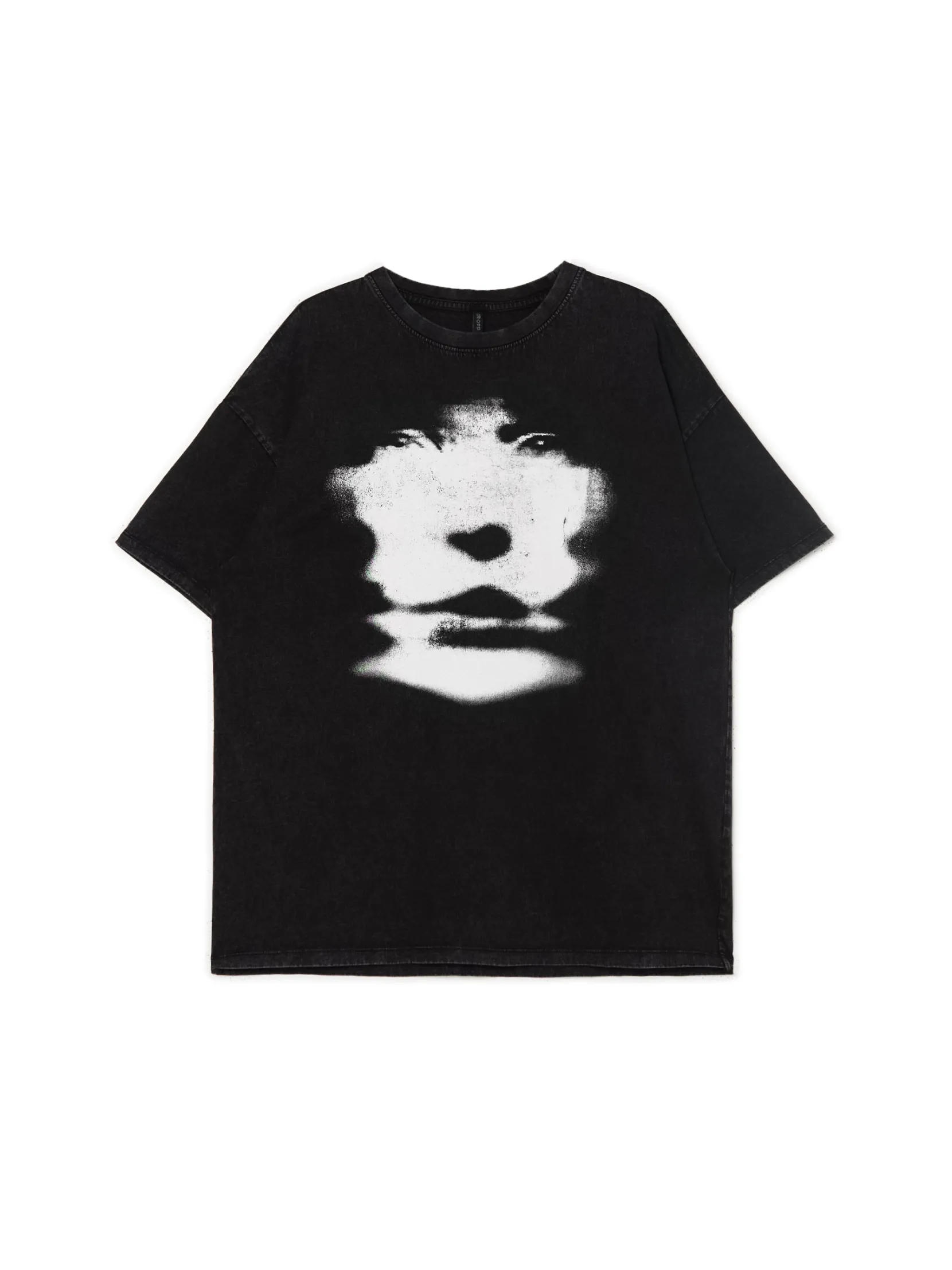 Outlet Koszulka z motywem twarzy UNISEX Unisex|Unisex