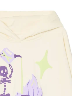 Online Kremowa bluza z kapturem i nadrukiem Bluzy