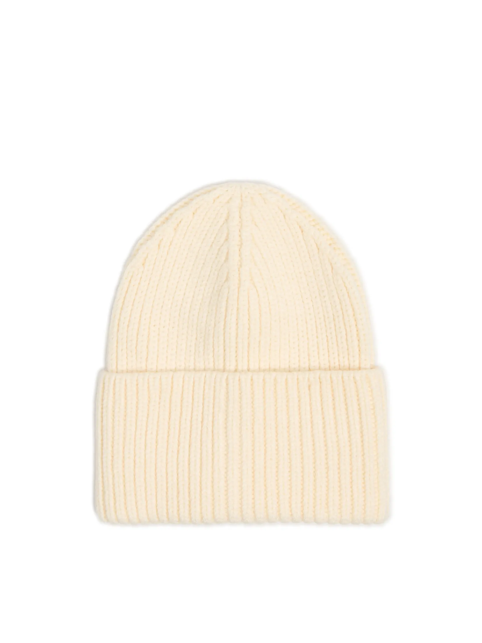 Outlet Kremowa czapka beanie Czapki