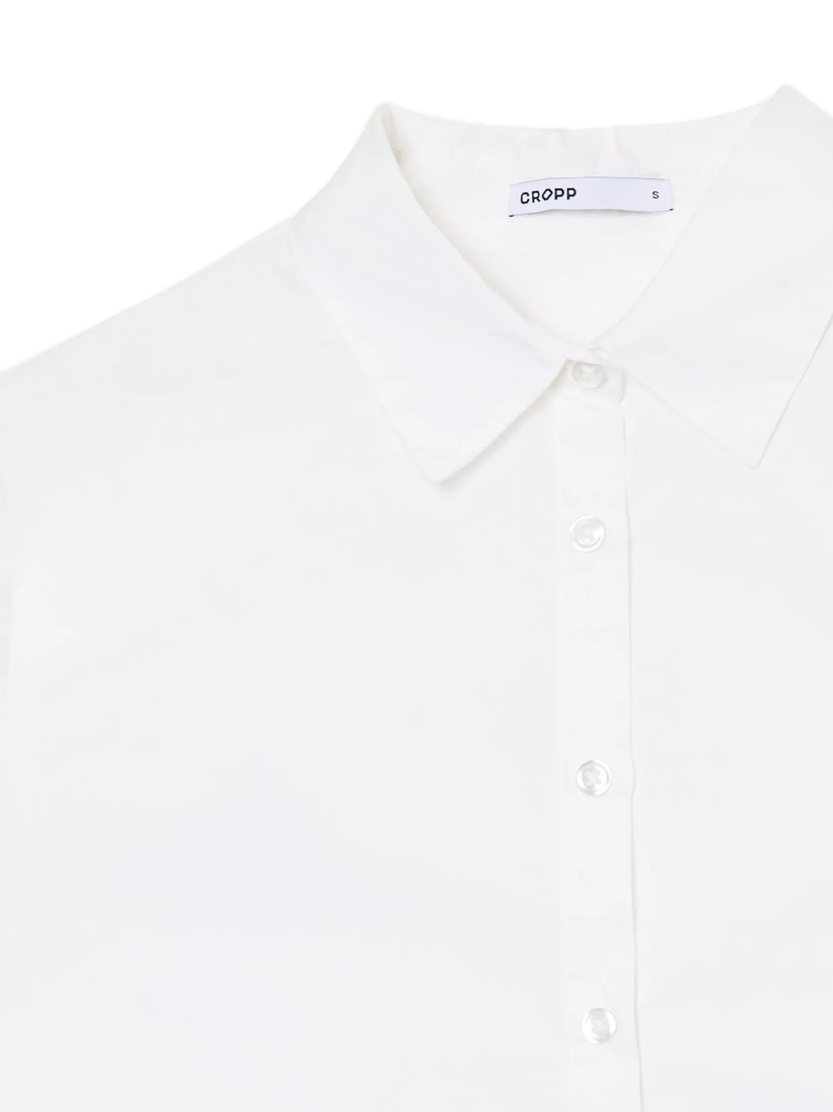 Clearance Krótka biała koszula Koszule, Bluzki