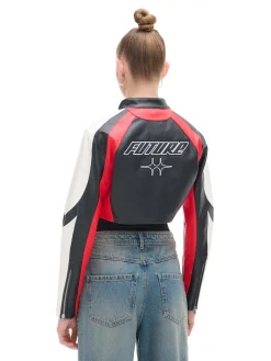 Discount Krótka kurtka w stylu racing Kurtki, Płaszcze
