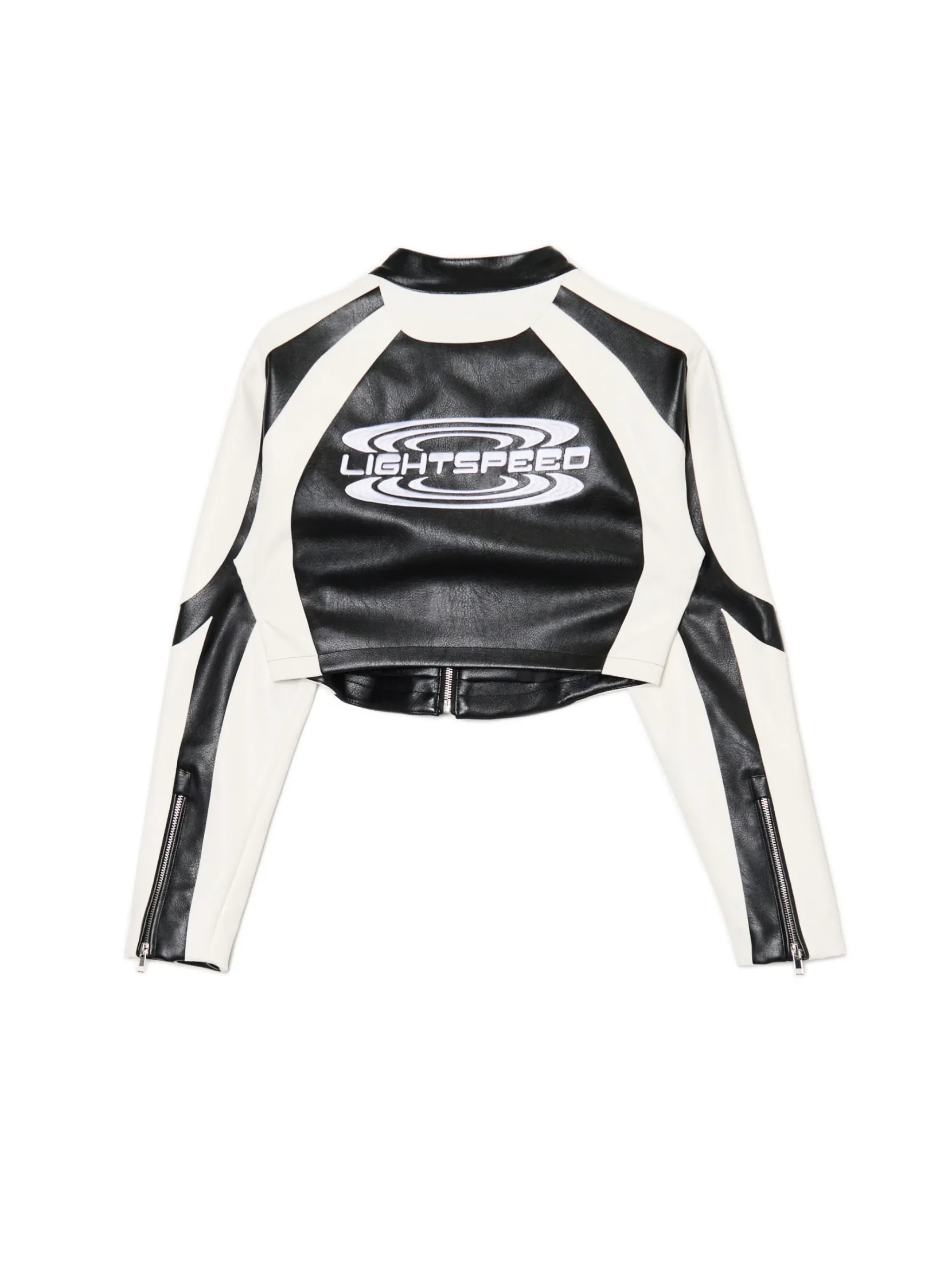 New Krótka kurtka w stylu racing Kurtki, Płaszcze