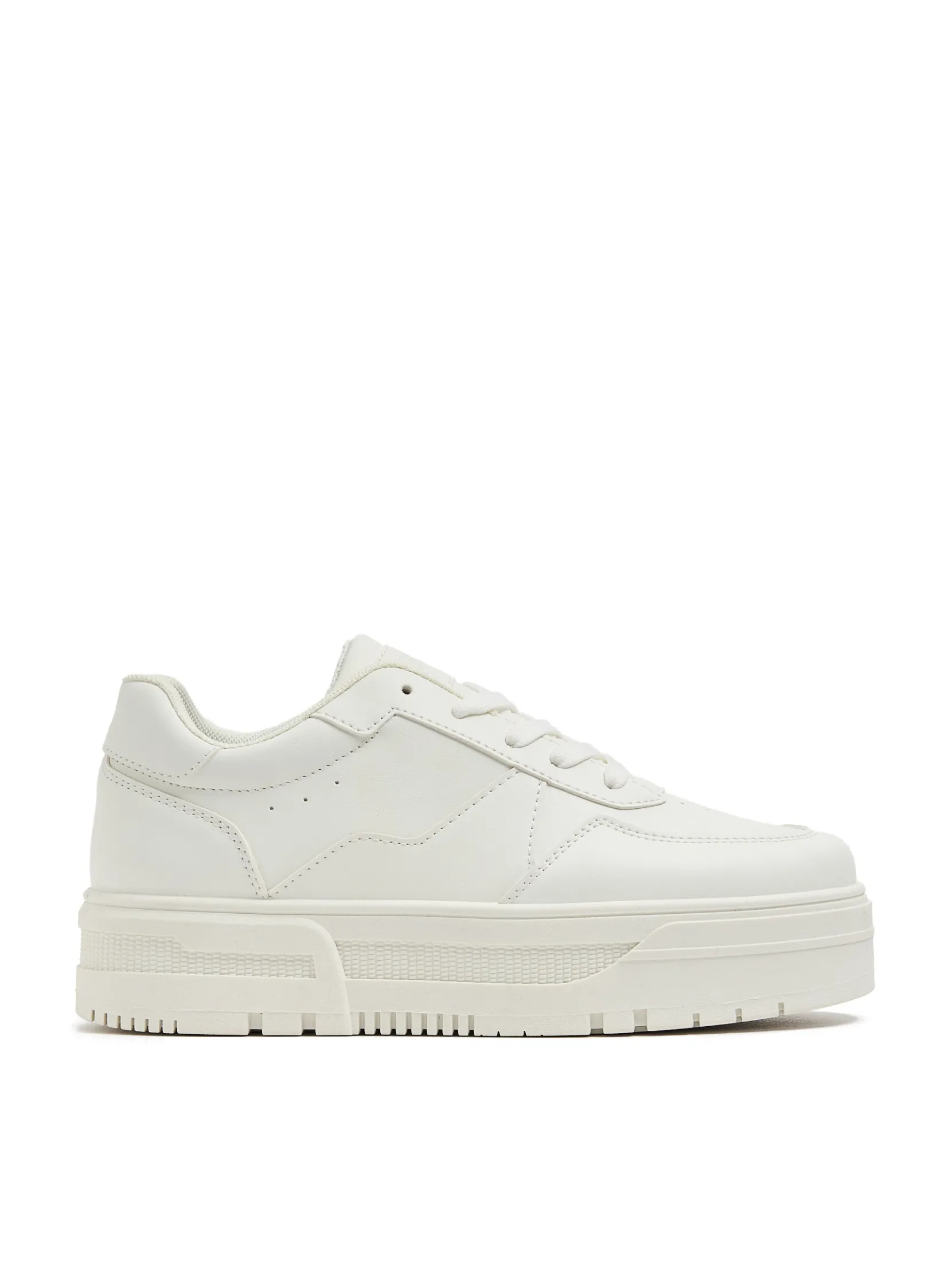 Fashion Lekkie białe sneakersy Sneakersy