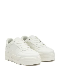 Fashion Lekkie białe sneakersy Sneakersy