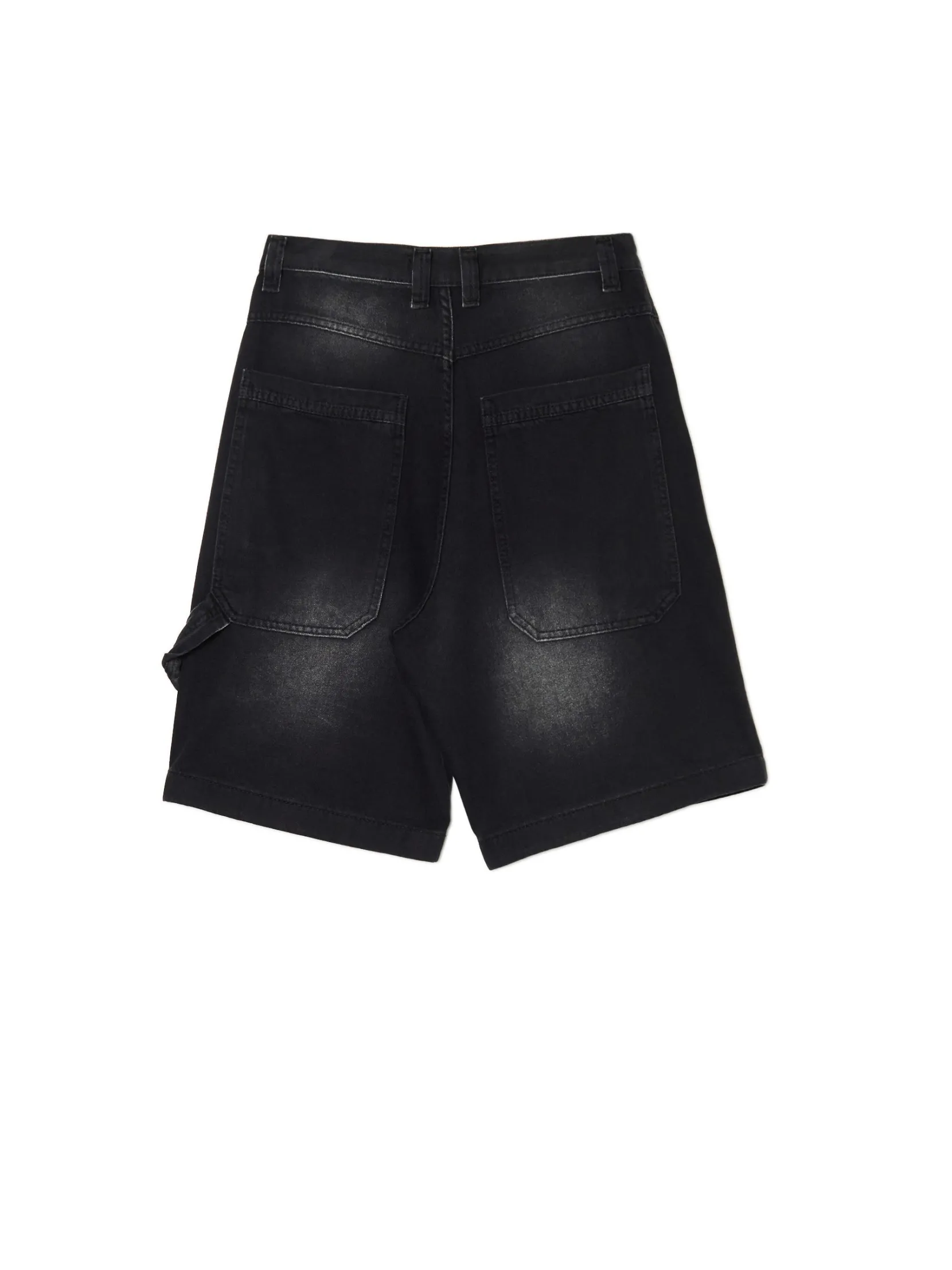 Outlet Luźne denimowe bermudy Jeansy