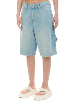 Hot Luźne jeansowe spodenki bermudy Jeansy