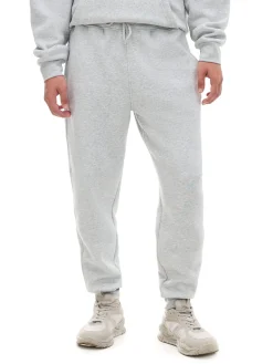 Discount Melanżowe dresowe joggery regular Spodnie|Sety
