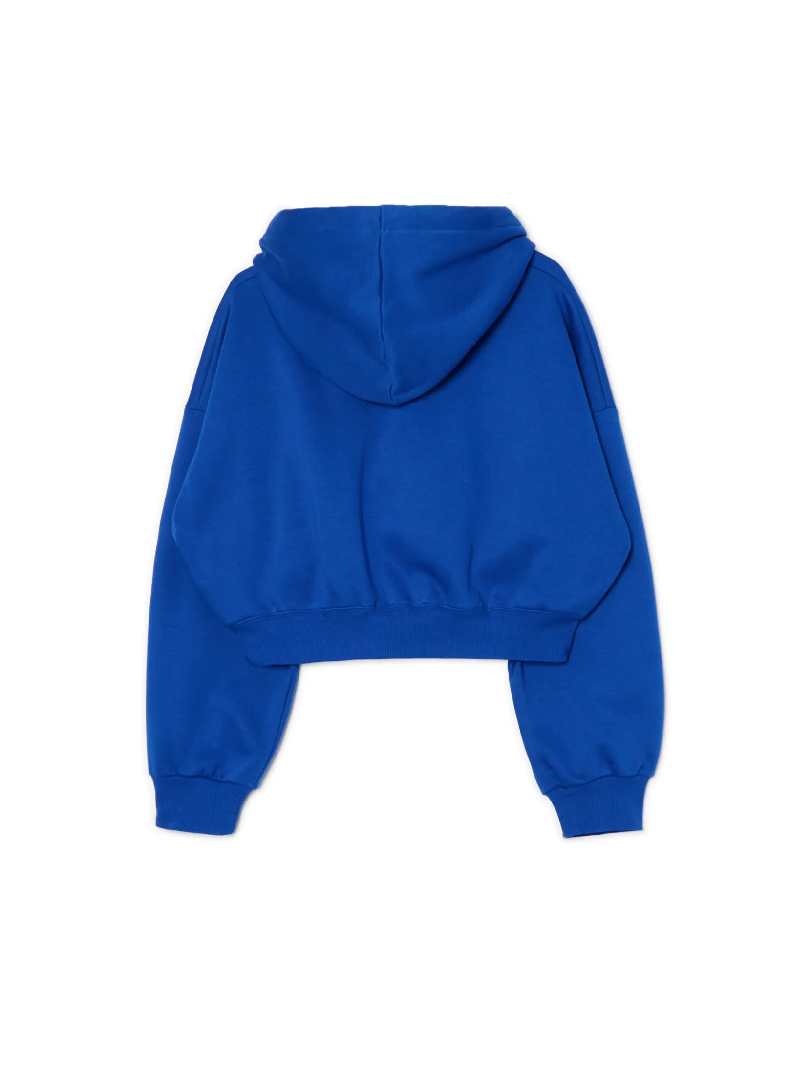 Sale Niebieska bluza crop Bluzy|Sety