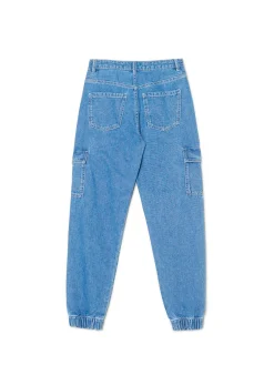 Outlet e jeansowe joggery cargo Jeansy