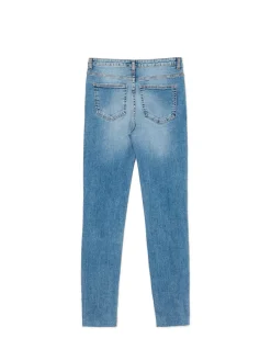 Best e jeansy skinny z przetarciami Jeansy