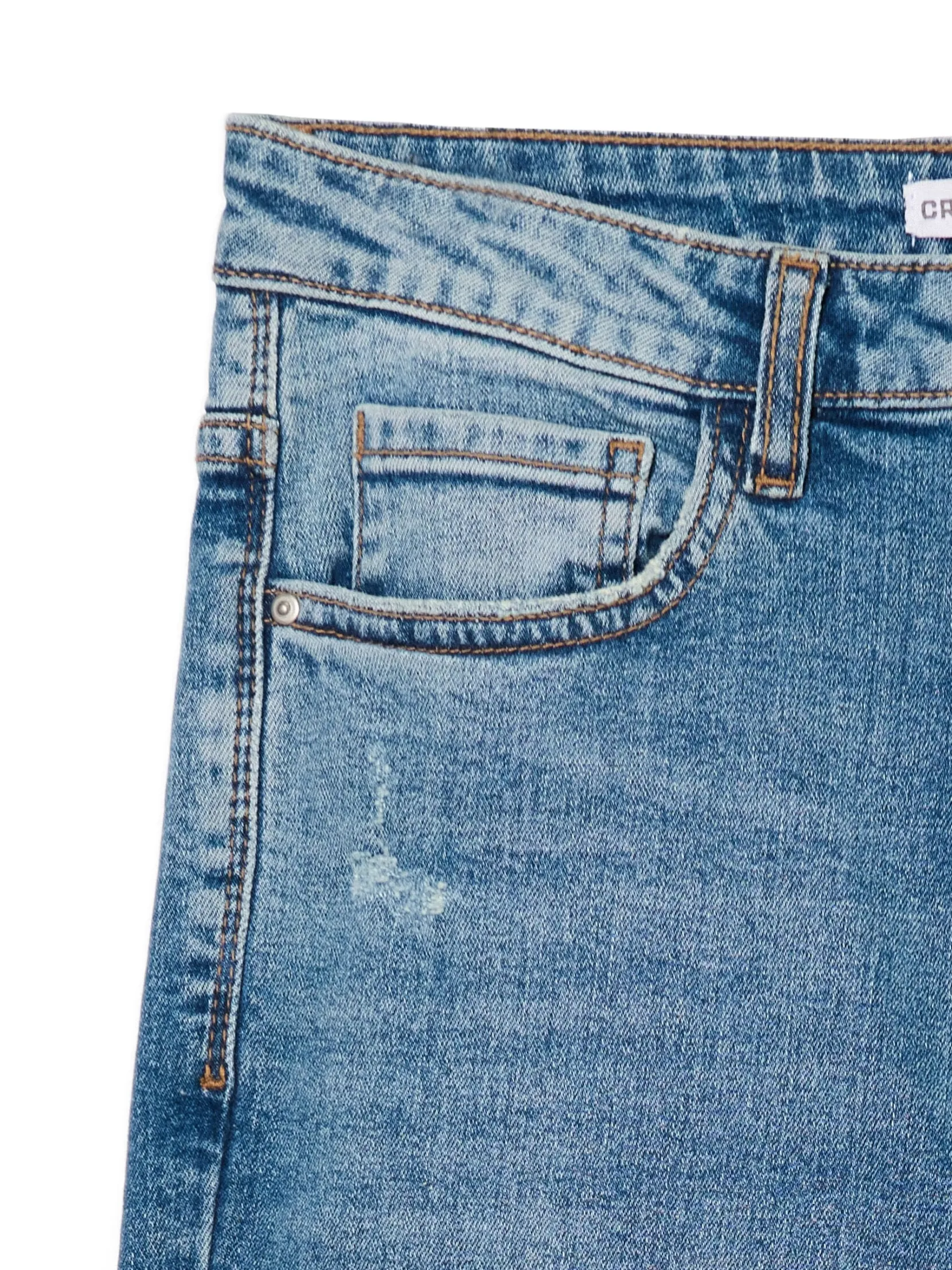 Best e jeansy skinny z przetarciami Jeansy
