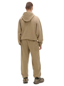 Sale Oliwkowe dresowe joggery comfort Spodnie|Sety