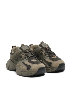 Sale Oliwkowe sneakersy Sneakersy