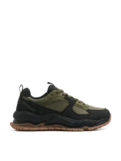 Discount Oliwkowe sneakersy Sneakersy