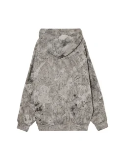 Discount Oversizowa bluza z kapturem i nadrukiem Bluzy