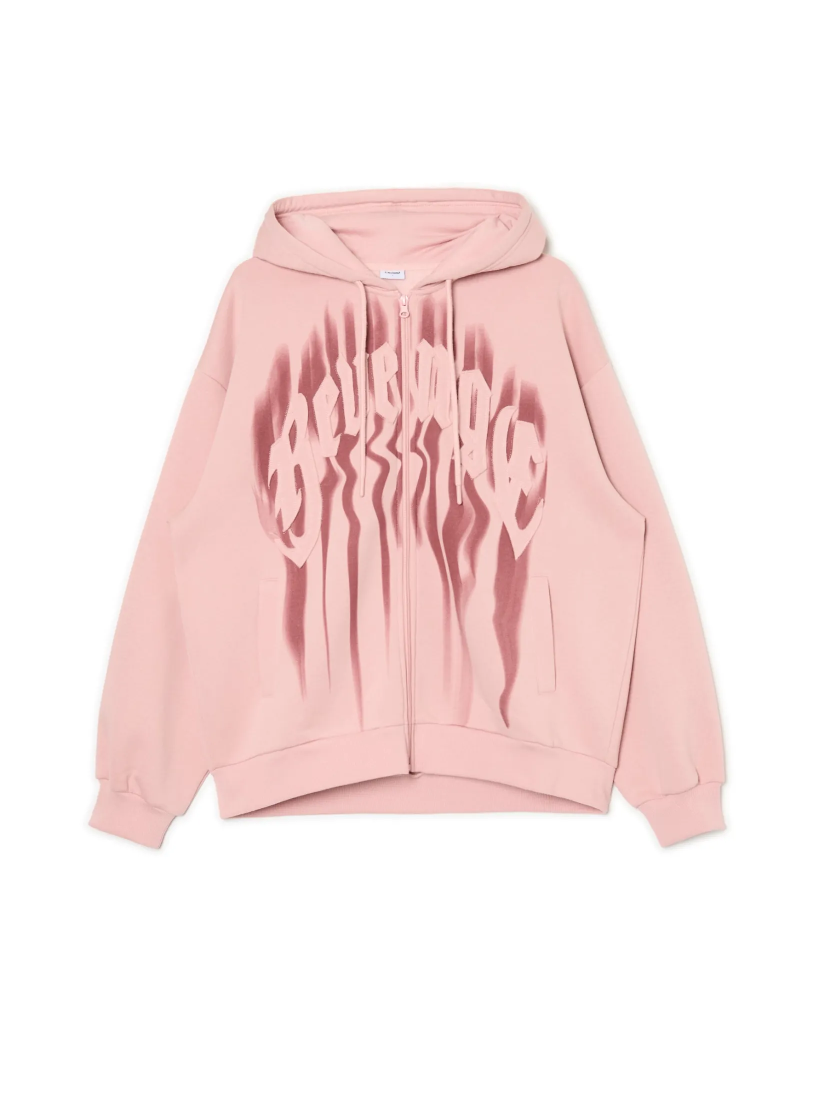 Best Różowa bluza z kapturem Bluzy