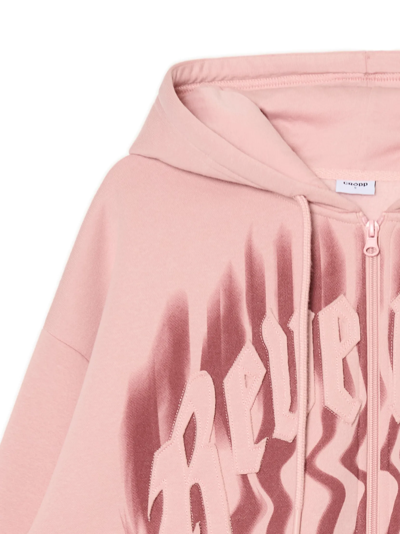 Best Różowa bluza z kapturem Bluzy
